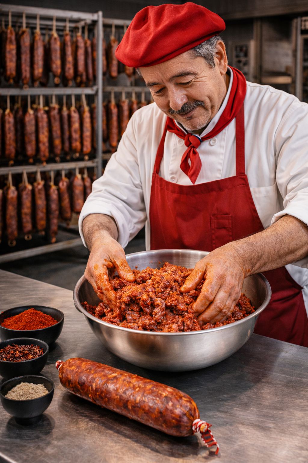 Chorizo Making