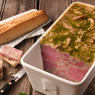 TERRINE DE JOUE DE PORC PERSILLEE