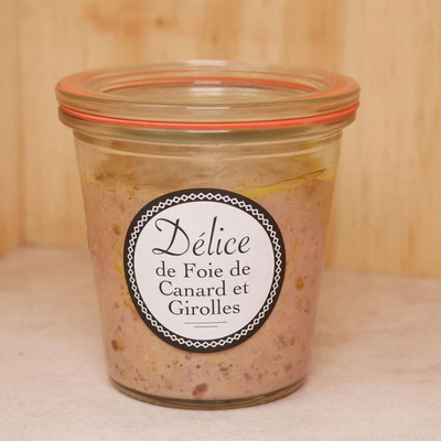 DELICE DE FOIE DE CANARD & GIROLLES